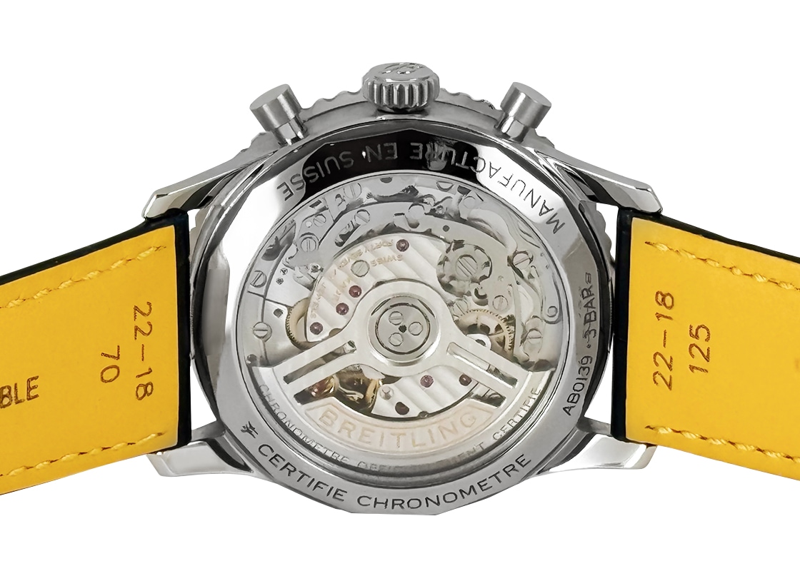 ブライトリング - ナビタイマー B01 クロノグラフ 41 ブティック限定 | BREITLING | AB0139A71G1P1 | SS シルバー文字盤 自動巻き レザー | 中古