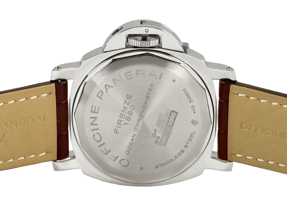 オフィチーネパネライ - ルミノール GMT | OFFICINE PANERAI | PAM00029 | SS 黒文字盤 自動巻き レザー | 中古