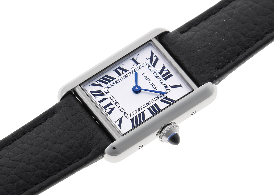 カルティエ - タンクマスト SM | CARTIER | WSTA0042 | SS シルバー文字盤 クォーツ レザー