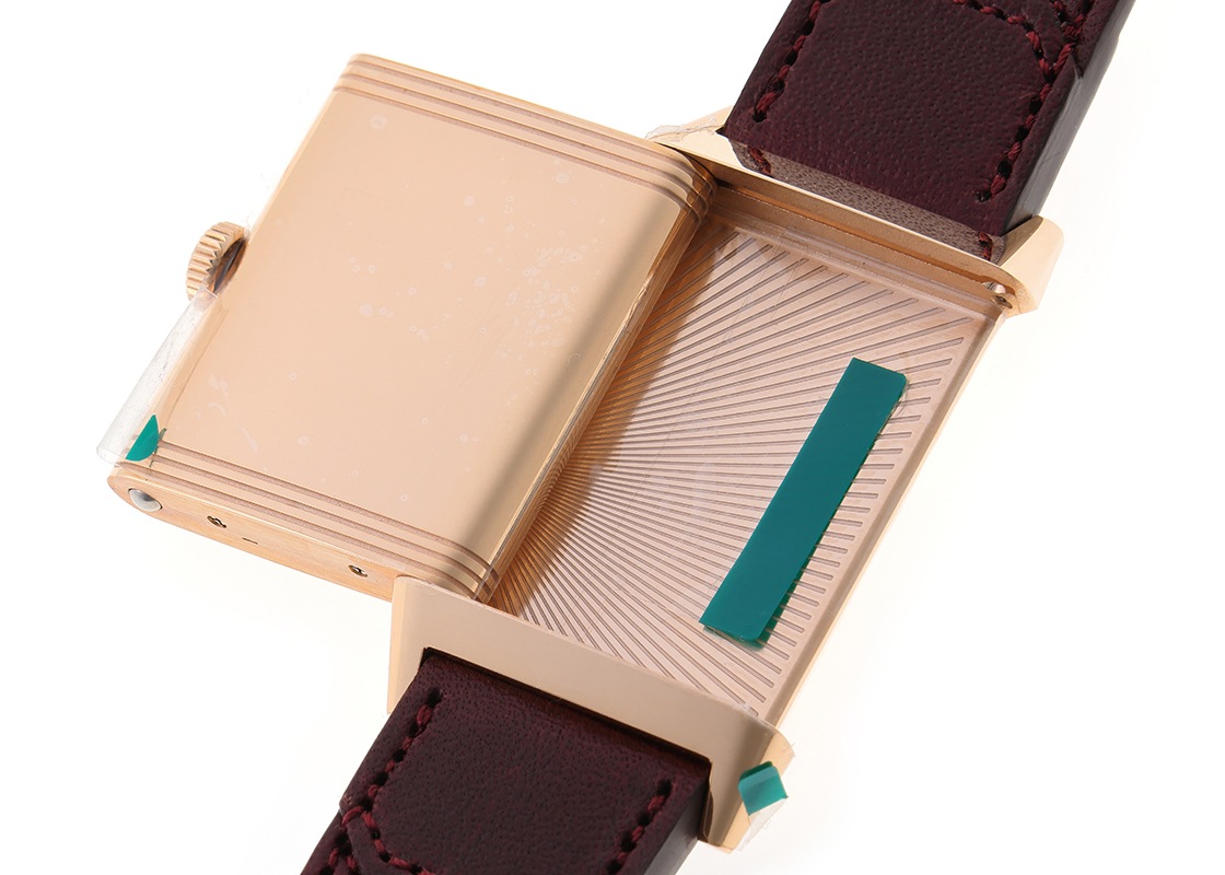 ジャガールクルト - レベルソ トリビュート | JAEGER LECOULTRE | Q713256J | PG バーガンディ文字盤 手巻き レザー