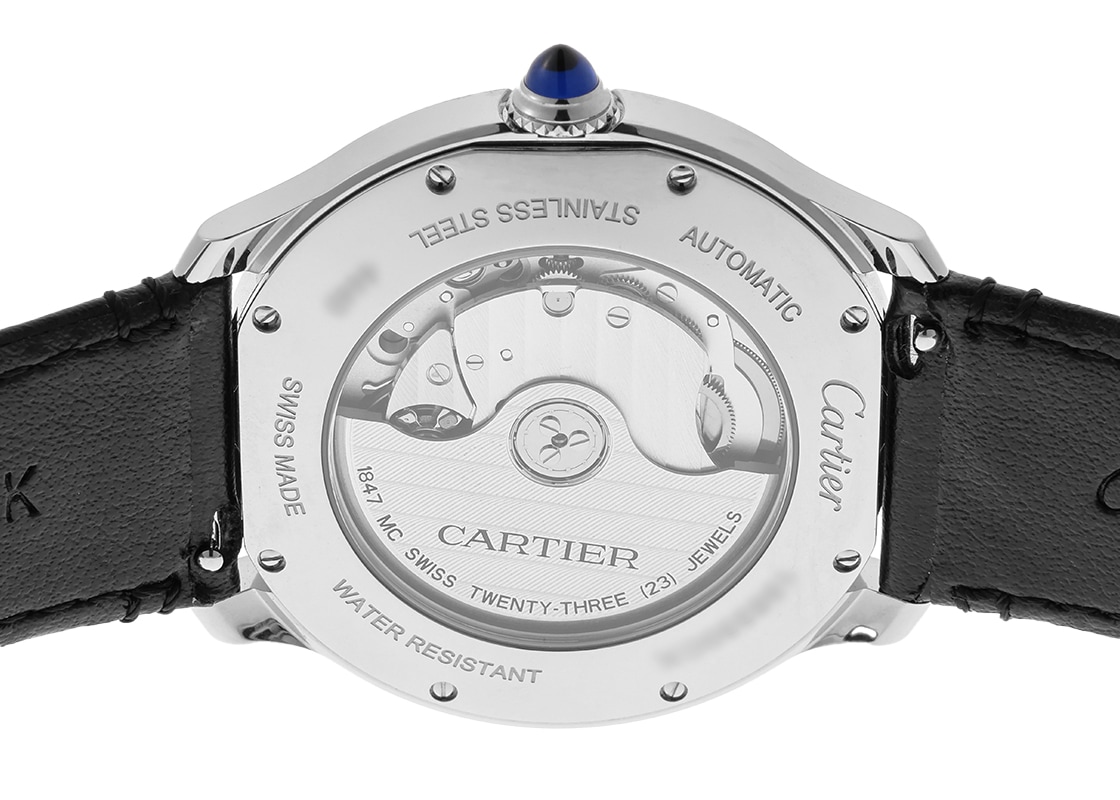 カルティエ - ロンド マスト ドゥ カルティエ | CARTIER | WSRN0032 | SS シルバー文字盤 自動巻き レザー | 未使用品