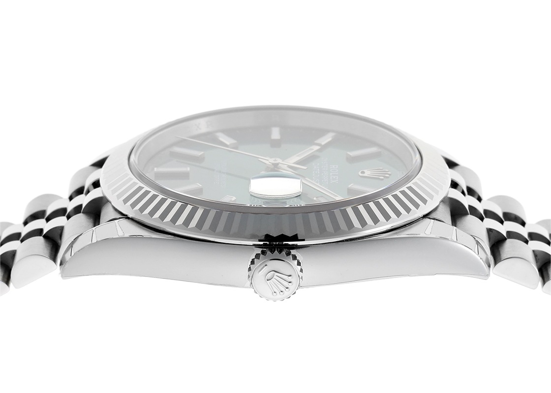 ロレックス - オイスター パーペチュアル デイトジャスト 41 | ROLEX | 126334 | WG&SS ミントグリーン文字盤 自動巻き ブレスレット | 未使用品