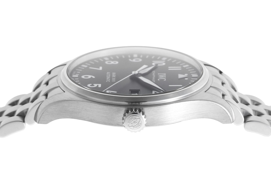 IWC - パイロットウォッチ マークXVIII | INTERNATIONAL WATCH COMPANY | IW327015 | SS 黒文字盤 自動巻き ブレスレット | 中古