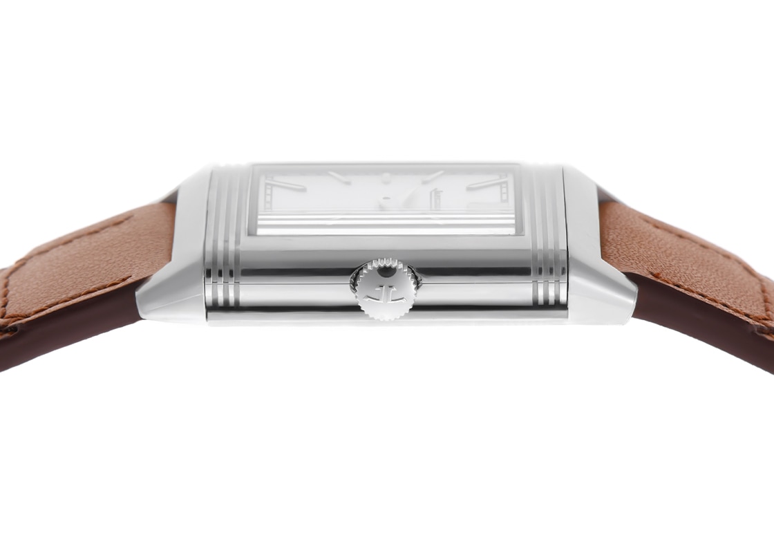 ジャガールクルト - レベルソ トリビュート モノフェイス | JAEGER LECOULTRE | Q7168420 | SS シルバー文字盤 手巻き レザー