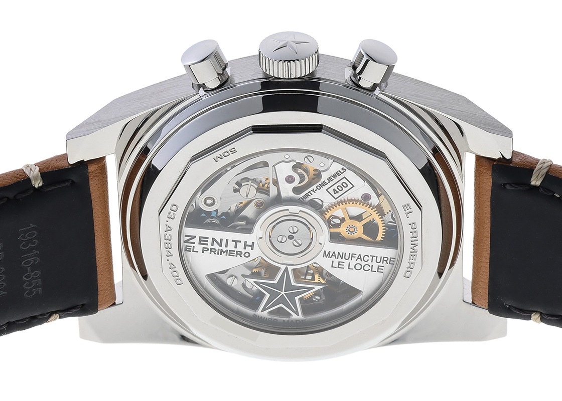 ゼニス - クロノマスター リバイバル エルプリメロ A385 | ZENITH | 03.A384.400/385.C855 | SS ブラウン文字盤 自動巻き レザー | 未使用品