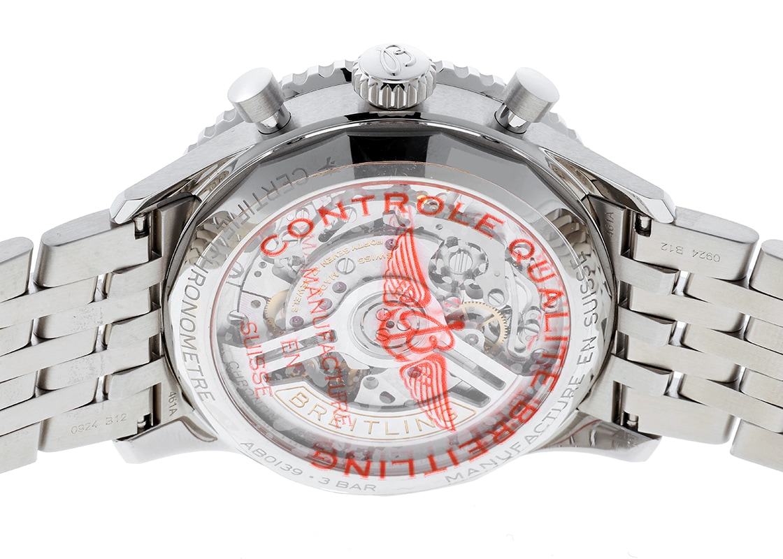 ブライトリング - ナビタイマー B01 クロノグラフ 41 ジャパン エディション | BREITLING | AB0139211C2A1(AB0139) | SS ブルーシェル文字盤 自動巻き ブレスレット | 未使用品
