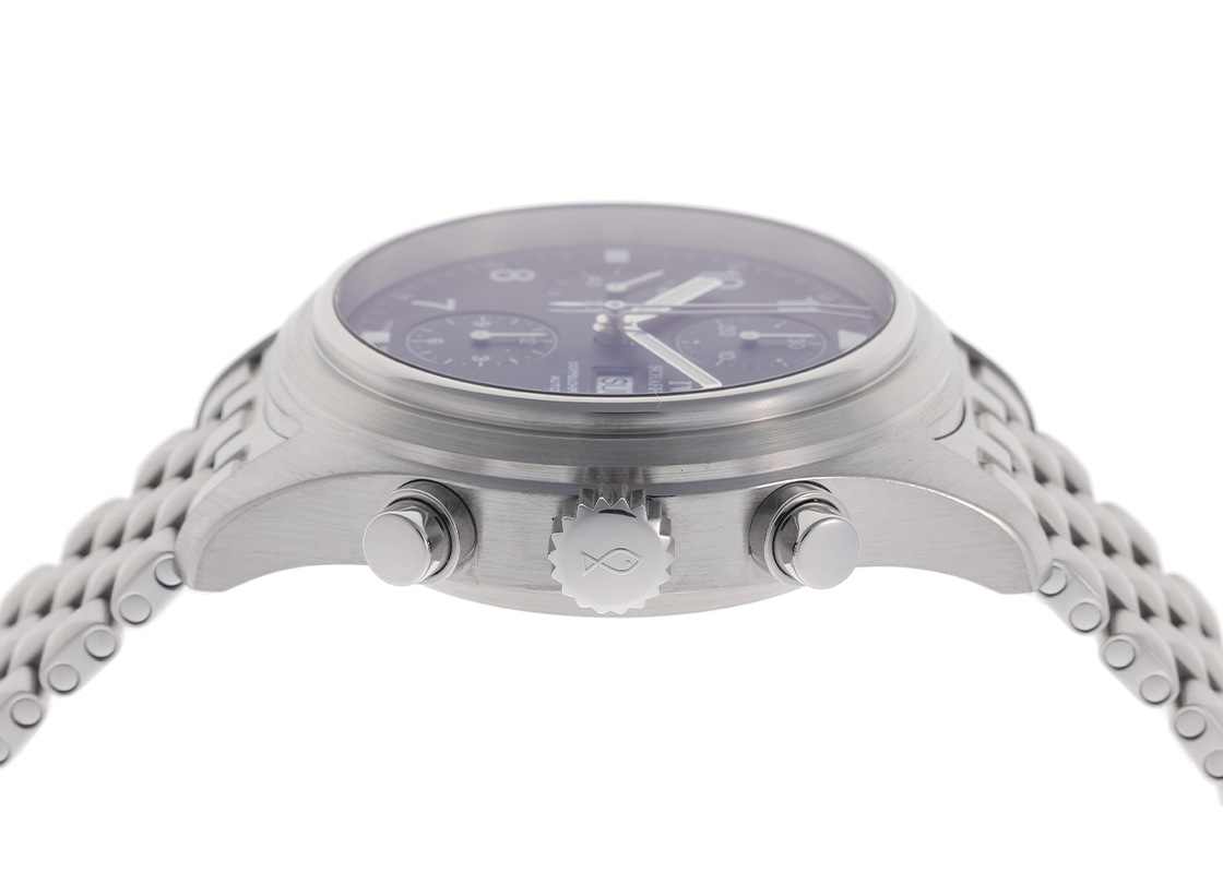 IWC - パイロットウォッチ ドッペルクロノグラフ | INTERNATIONAL WATCH COMPANY | IW371319 | SS 黒文字盤 自動巻き ブレスレット | 中古