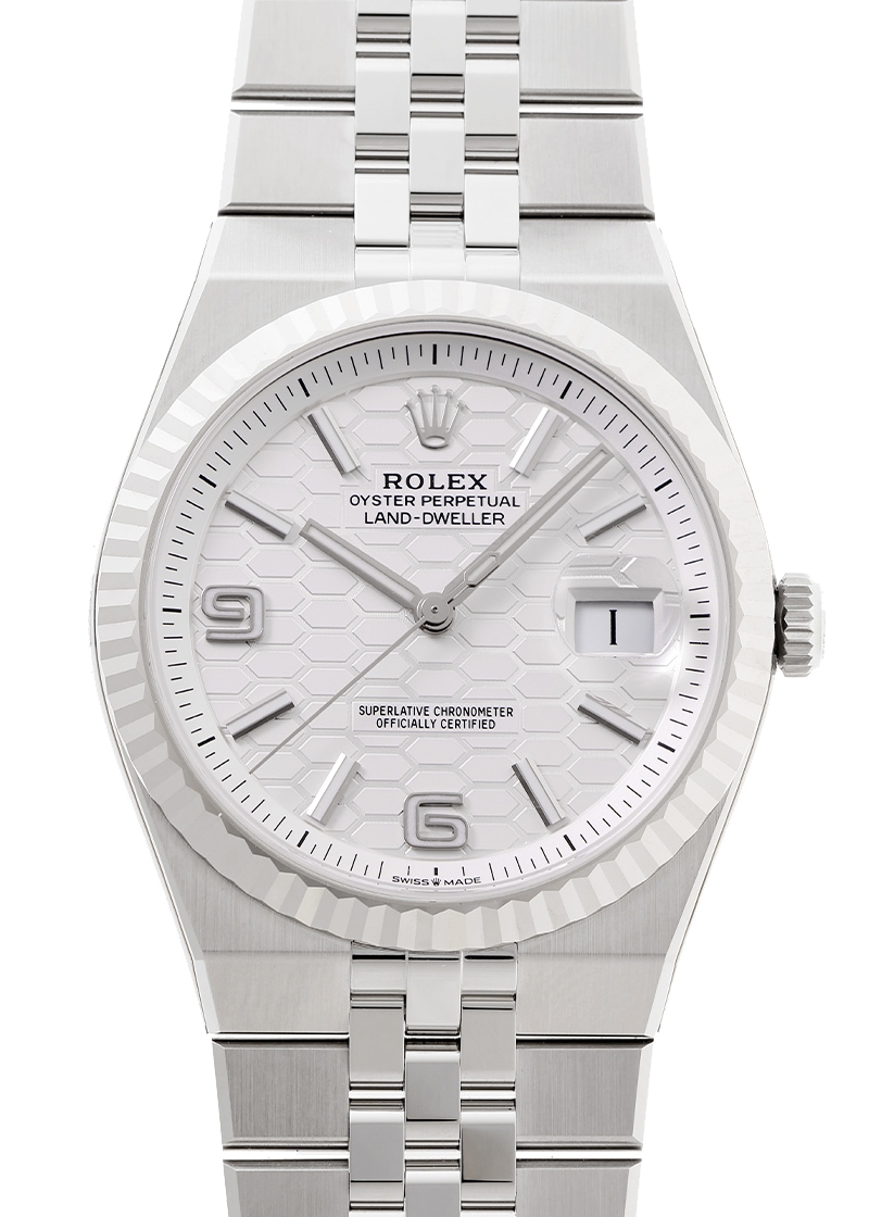 ロレックス - オイスターパーペチュアル ランドドゥエラー 40 | ROLEX | 127334 | WG&SS 白文字盤 自動巻き ブレスレット | 未使用品