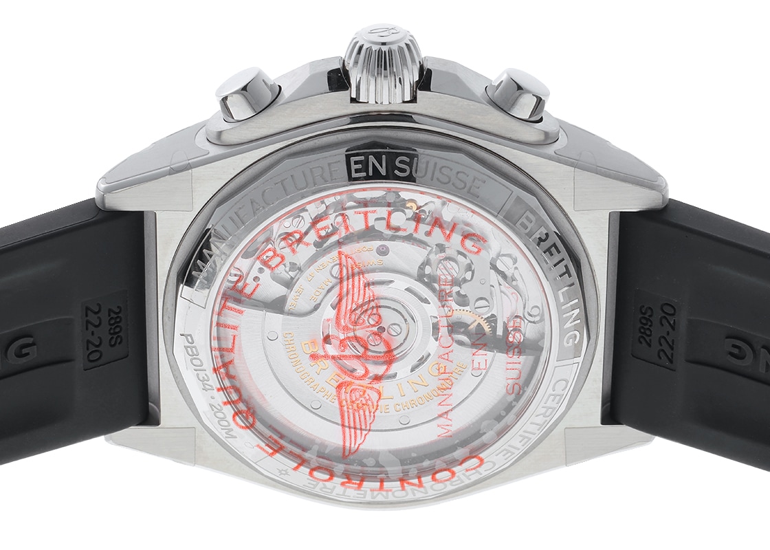 ブライトリング - クロノマット B01 42 | BREITLING | PB0134101C1S1(PB0134) | PT&SS アイスブルー文字盤 自動巻き ラバー | 未使用品