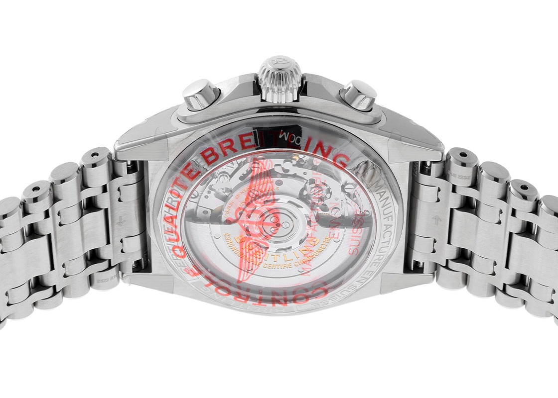 ブライトリング - クロノマット B01 42 | BREITLING | AB0134101G1A1(AB0134) | SS シルバー/黒文字盤 自動巻き ブレスレット | 未使用品