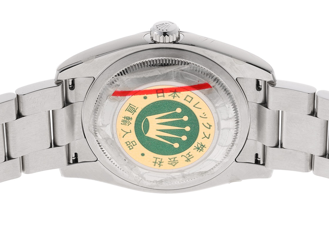 ロレックス - オイスター パーペチュアル 日本限定【シール付き デッドストック】 | ROLEX | 116000 | SS 黒文字盤 自動巻き ブレスレット | 委託品 | 未使用品