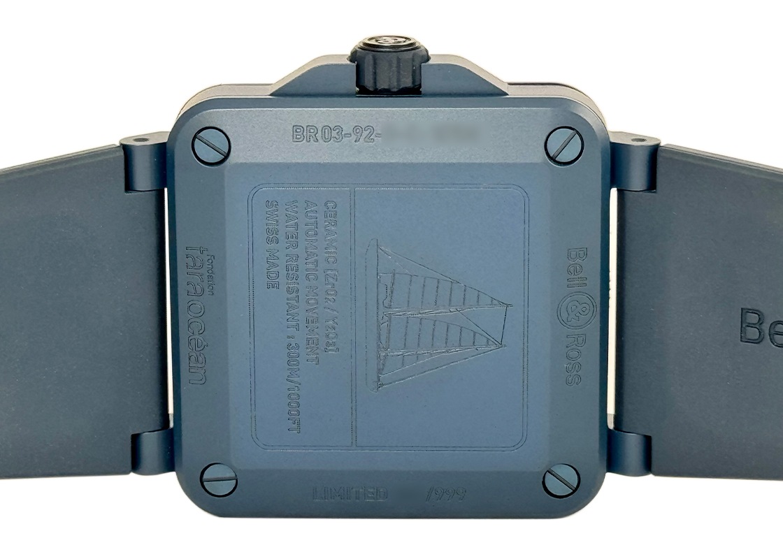 ベル&ロス - BR-03 ダイバー タラ 999本限定 | BELL & ROSS | BR0392-D-TR-CE/SRB | CE ブルー文字盤 自動巻き ラバー | 未使用品