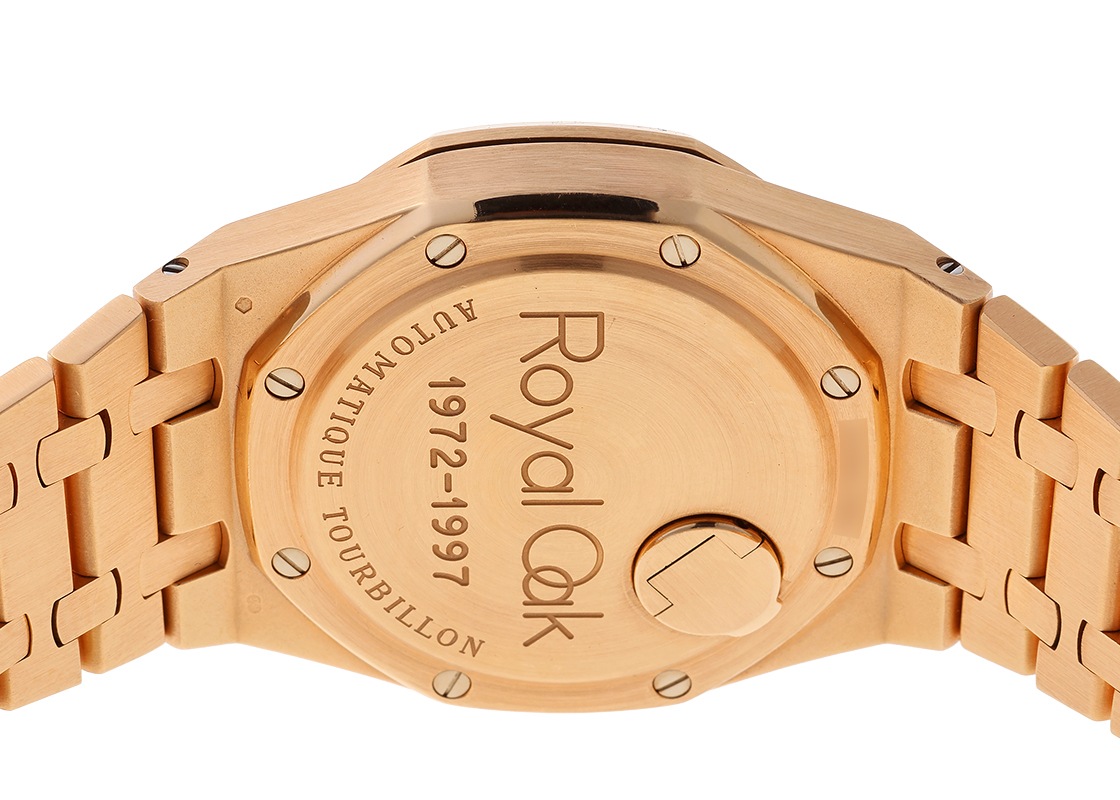 オーデマピゲ - ロイヤルオーク トゥールビヨン 25周年 5本限定 | AUDEMARS PIGUET | 25831OR.OO.1100OR.01 | PG アイボリー文字盤 自動巻き ブレスレット | 委託品 | 中古