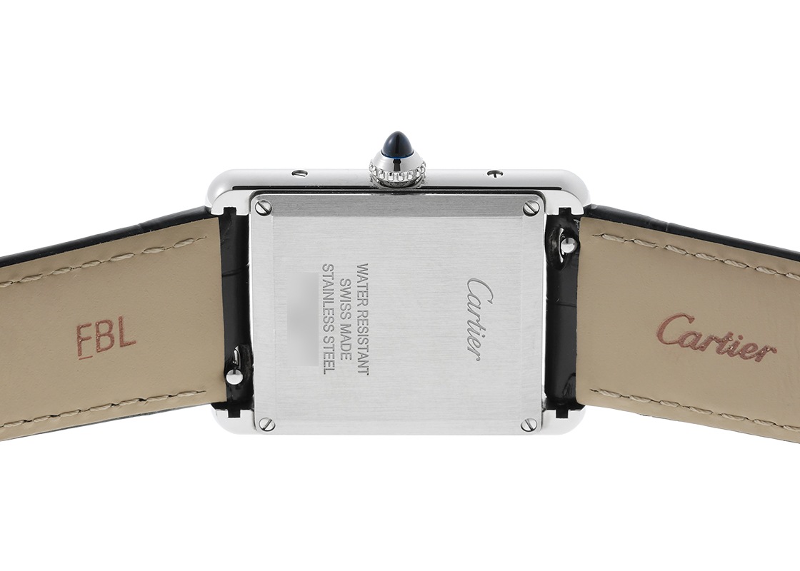カルティエ - タンクマスト LM | CARTIER | WSTA0072 | SS 黒文字盤 クォーツ レザー | 中古