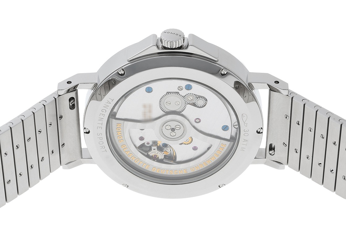 ノモス - グラスヒュッテ タンジェント スポーツ ネオマティック 42 デイト | NOMOS | TNS161011W2M | SS シルバー文字盤 自動巻き ブレスレット | 未使用品