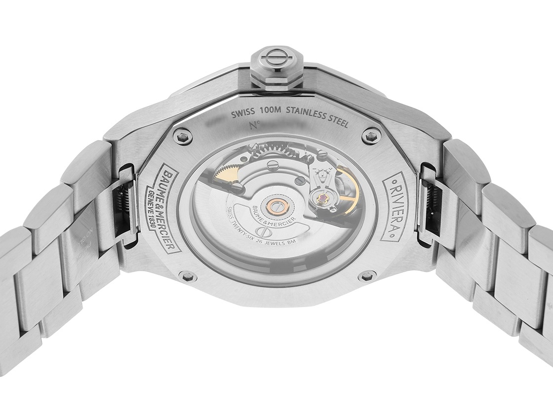 ボーム&メルシェ - リビエラ オートマティック | BAUME&MERCIER | M0A10621 | SS 黒文字盤 自動巻き ブレスレット | 未使用品