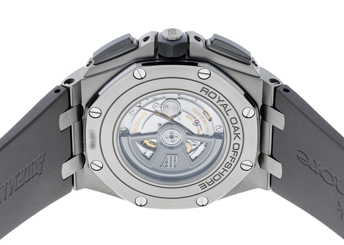 オーデマピゲ - ロイヤルオーク オフショア クロノグラフ | AUDEMARS PIGUET | 26400IO.OO.A004CA.01 | TI グレー文字盤 自動巻き ラバー | 中古