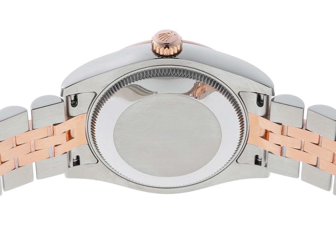 ロレックス - オイスター パーペチュアル デイトジャスト | ROLEX | 178271G | PG&SS ピンク文字盤 自動巻き ブレスレット | 中古