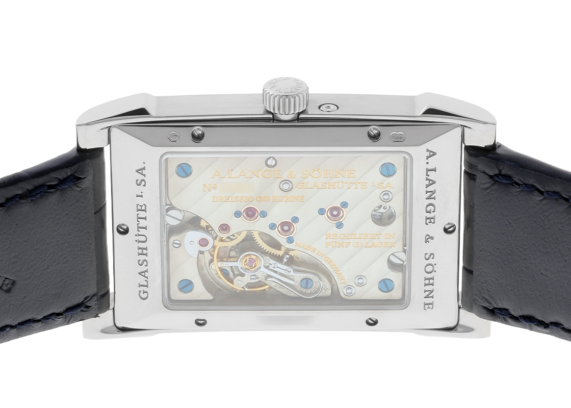 A.ランゲ&ゾーネ - カバレット | A.LANGE&SOHNE | 157.127(LS1073BA) | WG ブルー文字盤 手巻き レザー | 中古