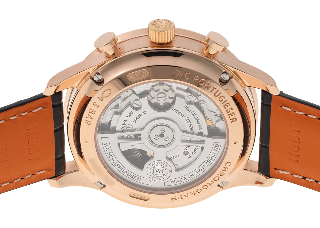 IWC - ポルトギーゼ クロノグラフ | INTERNATIONAL WATCH COMPANY | IW371610 | RG グレー文字盤 自動巻き レザー | 中古