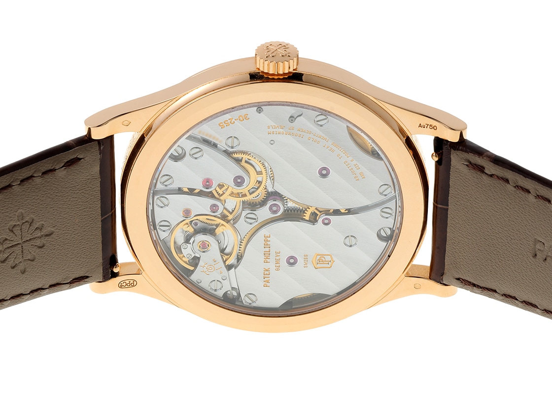 パテックフィリップ - カラトラバ | PATEK PHILIPPE | 6119R-001 | RG シルバー文字盤 手巻き レザー | 中古