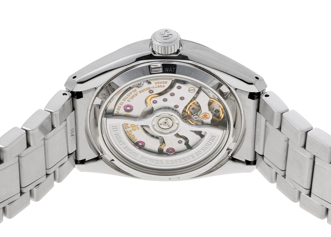 グランドセイコー - ヘリテージコレクション メカニカルハイビート 白樺 | GRAND SEIKO | SLGH005(9SA5-00C0) | SS 白文字盤 自動巻き ブレスレット | 中古