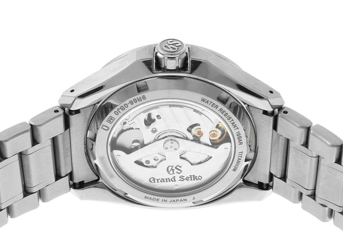 グランドセイコー - エボリューション 9 コレクション GMT 朝霧 | GRAND SEIKO | SBGE285(9R66-0BJ0) | TI シルバー文字盤 スプリングドライブ ブレスレット | 中古