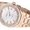 オーデマピゲ - レディース ロイヤルオーク ダイヤモンドベゼル | AUDEMARS PIGUET | 15451OR.ZZ.1256OR.01 | PG シルバー文字盤 自動巻き ブレスレット