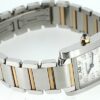 カルティエ - レディース タンク フランセーズ | CARTIER | WE110004 | SM PG&SS シルバー/11Pダイヤ文字盤 クォーツ ブレスレット