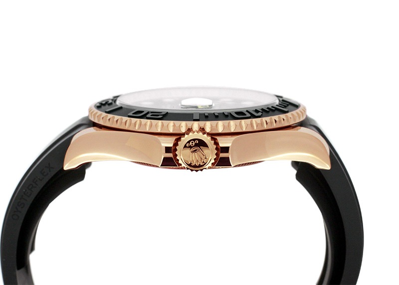 ロレックス - オイスター パーペチュアル ヨットマスター 40 | ROLEX | 116655 | RG 黒文字盤 自動巻き ラバー | 中古