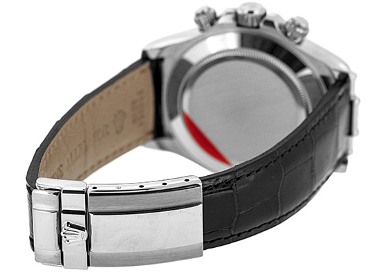 ロレックス - オイスター パーペチュアル コスモグラフ デイトナ ベゼルバゲットダイヤモンド | ROLEX | 116599TBR ZER | WG ダイヤ文字盤 自動巻き レザー | 中古 |