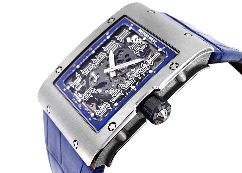 リシャールミル - オートマティック エクストラフラット | RICHARD MILLE | RM016 | TI スケルトン文字盤 自動巻き レザー | 中古 |