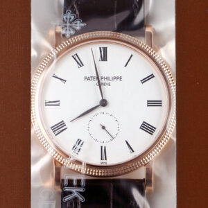 パテックフィリップ - カラトラバ | PATEK PHILIPPE | 5119R-001 | RG 白文字盤 手巻き レザー | アーカイブ付 | 2011年製 | レストア | 中古 |