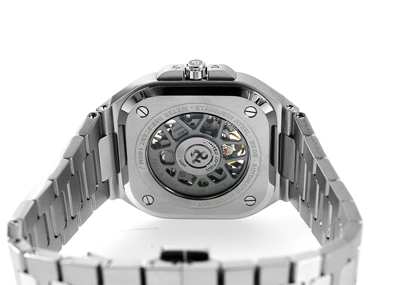 ベル&ロス - BR05 スケルトン | BELL&ROSS | BR05A-GR-SK-ST/SST | SS スケルトン文字盤 自動巻き ブレスレット | 中古 |