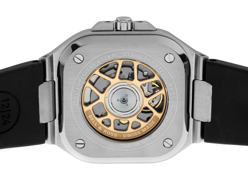 ベル&ロス - BR05 BLACK STEEL&GOLD | BELL&ROSS | BR05A-BL-STPG/SRB | PG&SS 黒文字盤 自動巻き ラバー | 中古 |