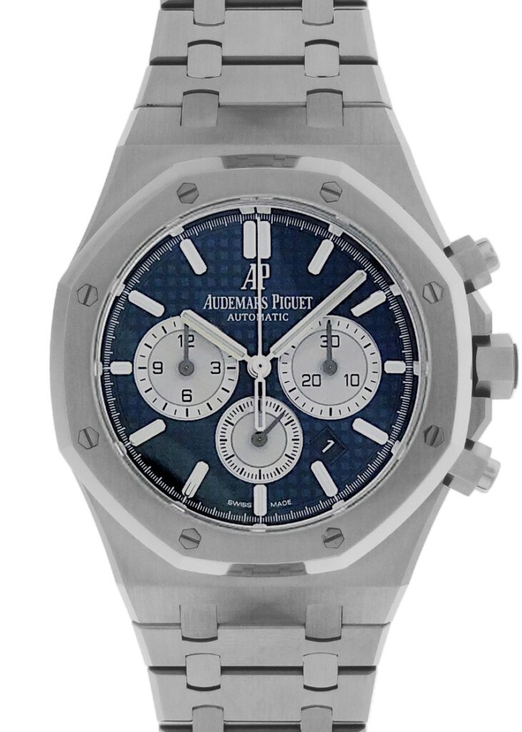 オーデマピゲ - ロイヤルオーク クロノグラフ | AUDEMARS PIGUET | 26331ST.OO.1220ST.01 | ブルー文字盤 自動巻き ブレスレット | 中古 |