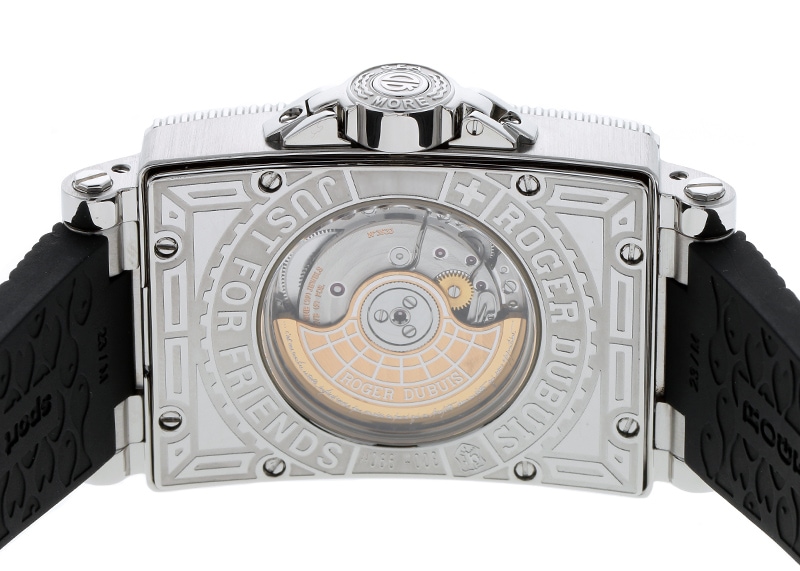 ロジェデュブイ - シーモア | ROGER DUBUIS | MS34 21 9 K9.53RC | SS 黒文字盤 自動巻き ラバー | 中古