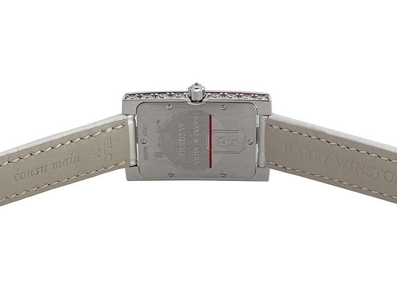 ハリーウィンストン - アヴェニュー クラシック オーロラ | HARRY WINSTON | AVEQHM21WW231 | WG シェル文字盤 クォーツ レザー | 中古 |