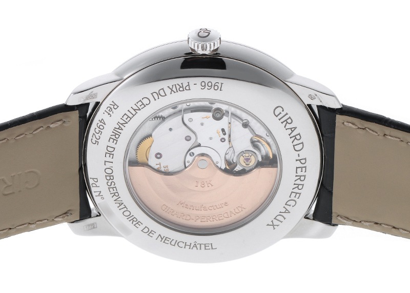 ジラールペルゴ - 1966 クラシック | GIRARD-PERREGAUX | 49525-79-431 | パラジウム ブルー文字盤 自動巻き レザー | 中古