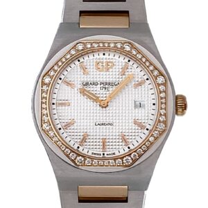 ジラールペルゴ - ロレアート ベゼルダイヤ | GIRARD PERREGAUX | 80189D56A132-56A | PG/SS シルバー文字盤 クォーツ ブレスレット | 委託品 | 中古