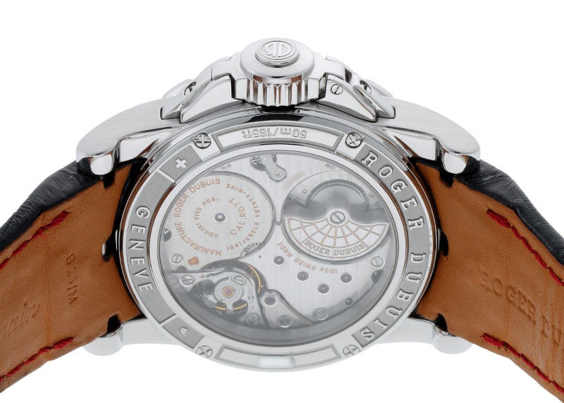 ロジェデュブイ - エクスカリバー | ROGER DUBUIS | EX42 77 9 MTE004 | SS カーボン文字盤 自動巻き レザー | 中古