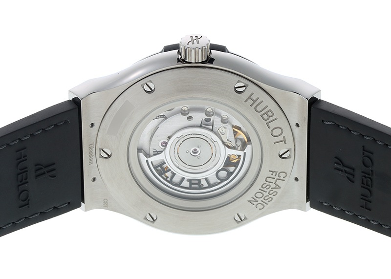 ウブロ - クラシックフュージョン | HUBLOT | 511.NX.7071.LR | TI グレー文字盤 自動巻き ラバーアリゲーター | 中古