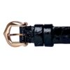カルティエ - ミニ ベニュワール ベゼルダイヤ | CARTIER | WB520028 | PG シルバー文字盤 クォーツ レザー | 中古