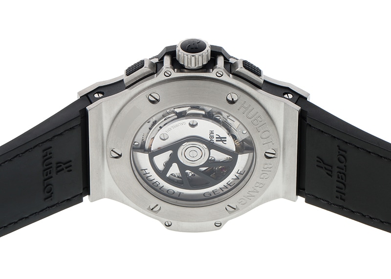 ウブロ - ビッグバン アエロバン スチールセラミック | HUBLOT | 311.SM.1170.GR | SS スケルトン文字盤 自動巻き ラバーアリゲーター | 中古