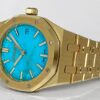 オーデマピゲ - ロイヤルオーク | AUDEMARS PIGUET | 15550BA.OO.1356BA.01 | YG ターコイズ文字盤 自動巻き ブレスレット