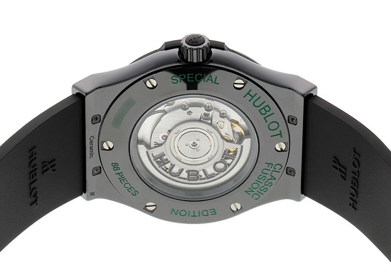 ウブロ - クラシックフュージョン YOSHIDAスペシャル 88本限定 | HUBLOT | 511.CM.5270.RX.MYOS | CE グリーン文字盤 自動巻き ラバー | 未使用品