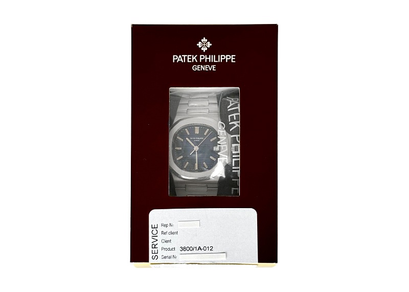 パテックフィリップ - ノーチラス | PATEK PHILIPPE | 3800/1A | SS ブルー文字盤 自動巻き ブレスレット | レストア | 中古