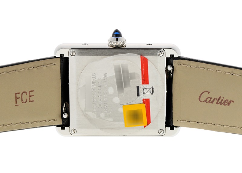 カルティエ - タンクマスト LM | CARTIER | WSTA0072 | SS 黒文字盤 クォーツ レザー | 中古