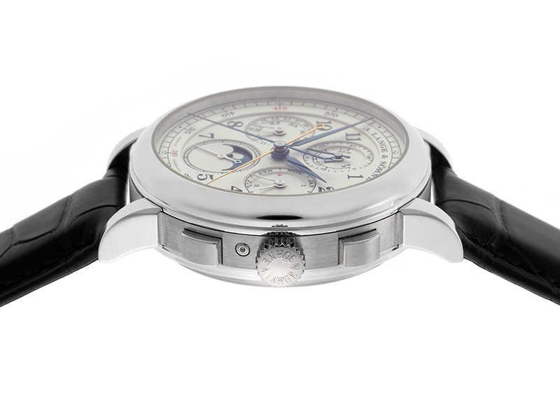 A.ランゲ&ゾーネ - 1815 ラトラパント パーペチュアルカレンダー | A.LANGE&SOHNE | 421.025FE(LSLS4212AB) | PT シルバー文字盤 手巻き レザー | 中古
