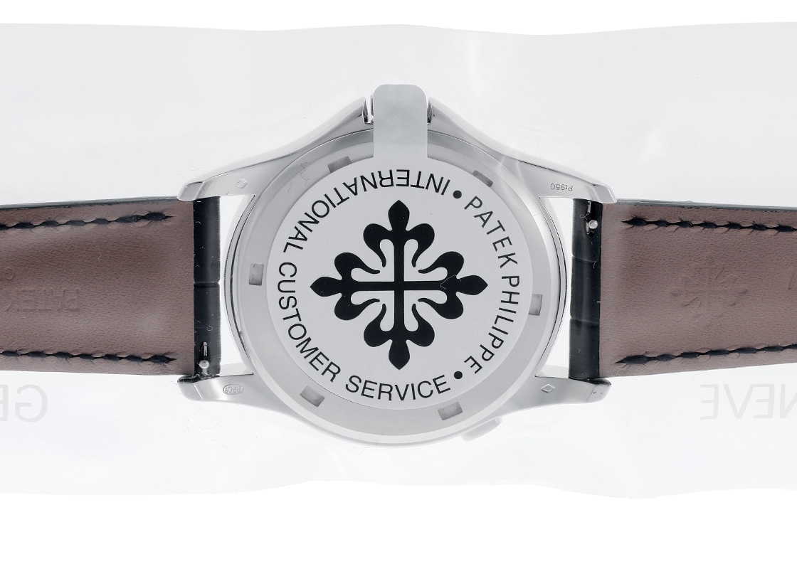 パテックフィリップ - ワールドタイム | PATEK PHILIPPE | 5130P-001 | PT ブルー文字盤 自動巻き レザー | 中古